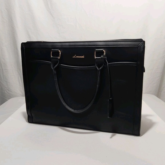 Lovevook Handbags - LOVEVOOK Laptop Tote Bag for Women 15.6 Inch Waterproof PU Leather Computer Bags